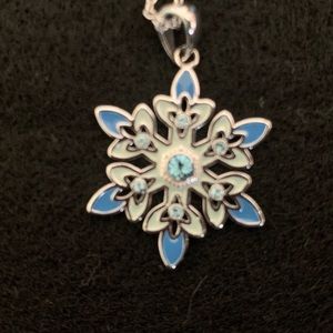 Disney Frozen Snowflake Pendant Necklace